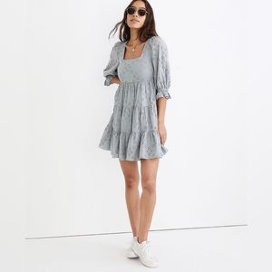 Madewell size 4 eyelet tiered babydoll dress